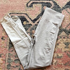 Woman’s Gray and teal Leggings